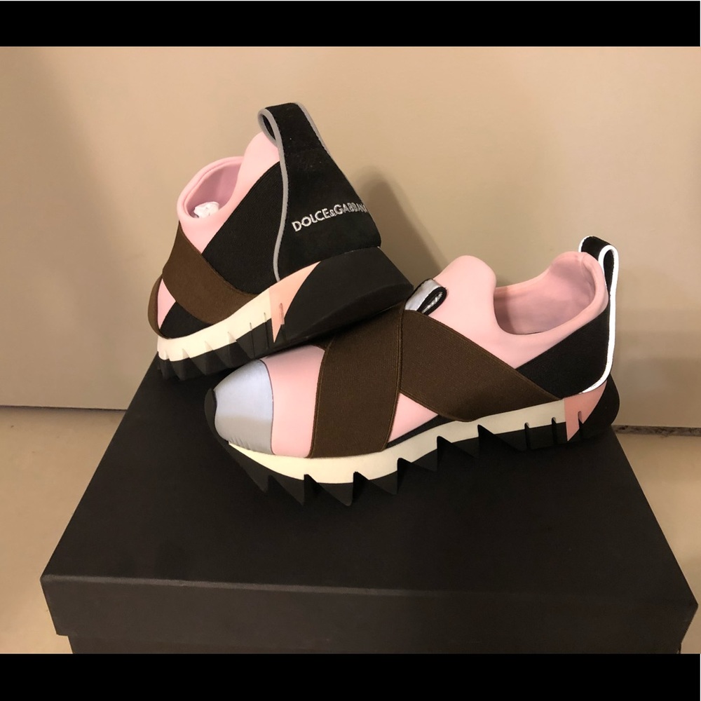 Dolce and Gabanna “Ibiza” Slip on Sneakers